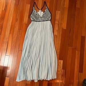 Long Spaghetti Strap Gown